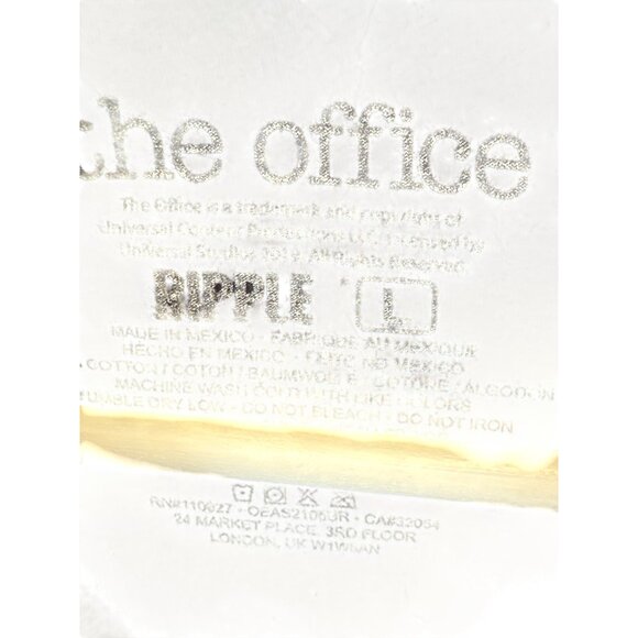 The Office Jim Halpert Desk Tee Black Cotton Size L Streetwear Gothic Casual - Picture 4 of 6